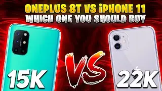 Oneplus 8t Vs iPhone 11 Gaming Review | Oneplus 8t Vs iPhone 11 bgmi & Pubg Test | 865 In Just 15k