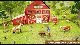 VIRTUAL RANCH LIFE SIMULATOR GAMEPLAY || TAKING CARE OF your FARM || REAL LIFE OF FARMER