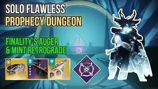 Solo Flawless Prophecy Dungeon on Prismatic Warlock with Finality's Auger | Edge of Fate