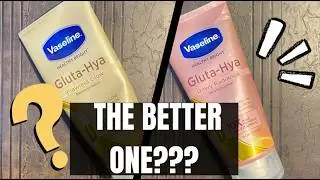 Vaseline gluta hya gold vs pink | honest review | unsponsored