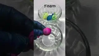 Making Slime With Mini Balloons #shorts