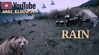 Yağmurda Solo Kamp | Solo Motorcycle Camping in Heavy Rain IRL+SOLO