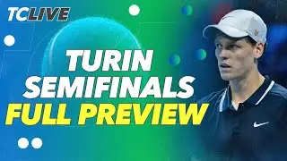 Semifinals SET in Turin 🏆 Who Will Prevail? | Tennis Channel Live