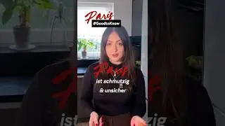 Ist #Paris wirklich schmutzig & unsicher? 👀🇫🇷