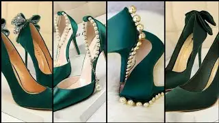 2021 New Design Green colour high heel Shoes|Bridal sandal|Trending Shoes|शूज फॉर गर्ल्स  #Shorts