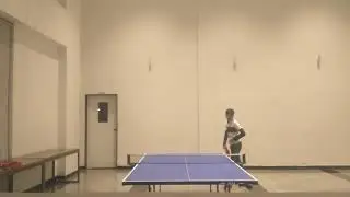 Table Tennis - Side Spin Serve Practice with Target Shots | Sparsh Agarwal