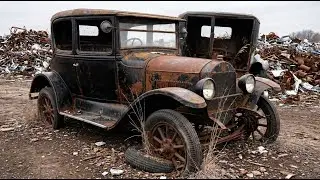 1908 America First Car | Silent ASMR Restoration from Scrap to Shine