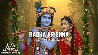 Krishna's Divine Flute Music with Radha (1.5 Hrs) | A Path to Inner Peace & Love