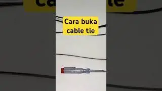 Cara buka lock Cable Tie | How to unlock Cable Tie