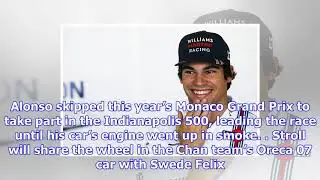 Williams f1 driver lance stroll joins fernando alonso in 24 hours of daytona
