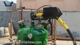 DB500 DB800 portable dustless wet type sand blasting pot -Hezhi Machinery