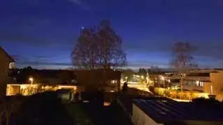 Beginnende Nacht