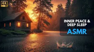 😴 24 HR Rain Sounds ASMR for Deep Sleep | Non-Stop Nature White Noise 4K UHD