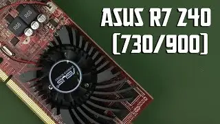 Распаковка Asus PCI-Ex Radeon R7 240 2048MB (730/900)