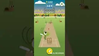 Google Doodle games - Cricket 2020 Scored 156