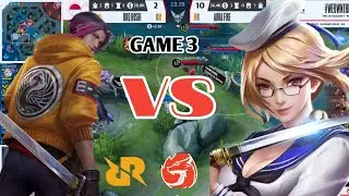 LING ALBERT VS FANNY KABUKI !! RRQ VS AURA MATCH 3 - MPL ID SEASON 9