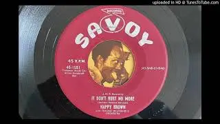 Nappy Brown - It Don't Hurt No More (Savoy) 1958
