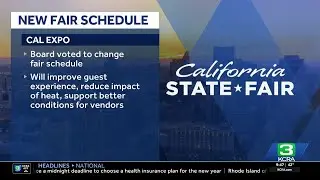 California State Fair will shift dates to the fall in 2027 to beat the heat