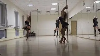 Exotic poledance. Alesia Exoticpole. It's a first time.
