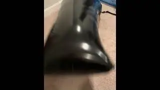 Inflatable pvc sleeping bag demo