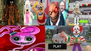 Poppy Playtime , Chpper's Epic, Escape Fear City, Mr Stinky Arrst, MR Yummy's, Papa Prison,