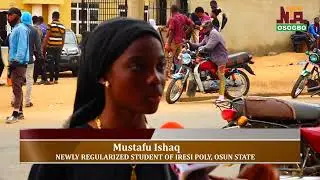 SITUATION REPORT : REGULARISATION OF STUDENTS ADMISSION STATUS BY JAMB IN OSOGBO