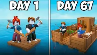 my first time playing a roblox tycoon game | roblox raft tycoon full gameplay
