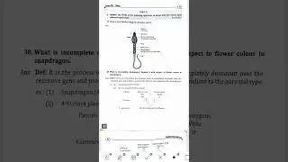 Pu12 Biology Model question paper4 #ncert #test #august #puboard #2024 #important #faq #surequestion