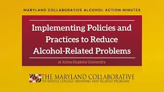 Implementing Policies and Practices to Reduce Alcohol-Related Problems
