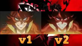 Black clover Opening 6 Comparison (Versions 1-2)
