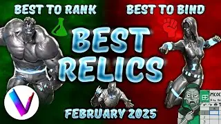 The Best Relic Tier List & Resource in MCoC - Skill & Science - Vega's Tier List - February 2025