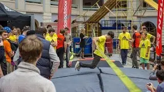 Trickline Open 2015. Квалификация (новички). Асхат Мударисов (Санкт-Петербург).