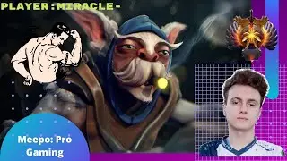 Miracle Meepo - 9kmmr - PRO Replays - Dota 2 Miracle Full Game (Player Perspective)