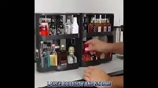 Kitchen Double Tier Spice Rack Multifunctional Rotating Storage Rack Spices.