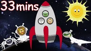 Zoom Zoom Zoom! We're going to the Moon! And lots more Nursery Rhymes! 33 minutes!