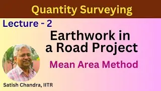 Estimation of Earthwork Quantity in a road project, L-2, Mean Area Method with example #shortsfeed