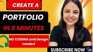 2 Easy Ways to Create a Stunning Portfolio in Minutes (Free & Fast!)