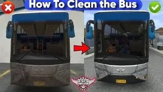 How To Wash Bus In Bus Simulator Indonesia 🚿 | How To Clean Bus In Bus Simulator Indonesia