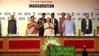 President Mukherjee inaugurates 3rd edition of the Global Exhibition on Services (GES-2017)