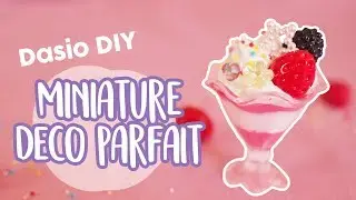 Daiso DIY - Mini Deco Parfait (ASMR Sweets Deco) スイーツデコ
