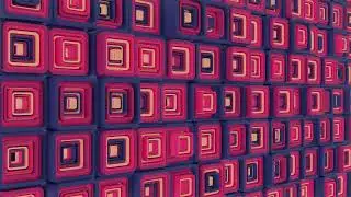3D Abstract Geometric Cubes | Satisfying Loop Animation 4K