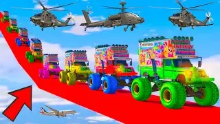GTA 5 World's Highest 😱😲😳 दुनिया का सबसे ऊंचा !! IMPOSSIBLE SUPER MEGA RAMP 😫😱CHALLENGE !! INDIAN DJ