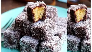 Easy Australian Lamington Cake Recipe | Aanita's Kitchen
