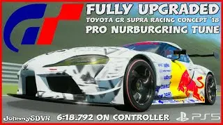 Gran Turismo 7 - Toyota GR Supra Racing Concept '18 Pro Tune | Nurburgring Setup | #GT7 #supra #gr3