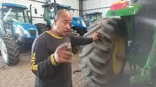 COMO FECHAR BITOLA DO TRATOR JOHN DEERE | BORRACHARIA RODÃO