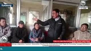 Sitong&ndash;Latpancher Teachers&rsquo; Association Thanks GTA Chief Executive Anit Thapa