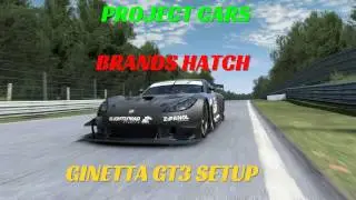 PROJECT CARS GINETTA GT3 BRANDS HATCH  1.22.272 FULL SETUP
