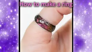 How to make a ring using UV gel / Делаем кольцо из геля для ногтей