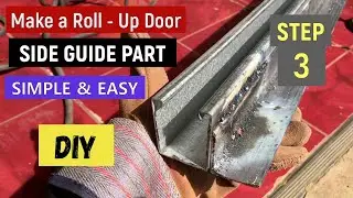 How To Make - Paano Gumawa ng Roll Up Door - SIDE GUIDE PART - Simple Step Before Installation - DIY