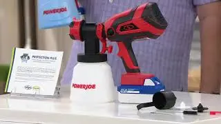 Power Joe 24V iON Cordless Paint Sprayer on QVC